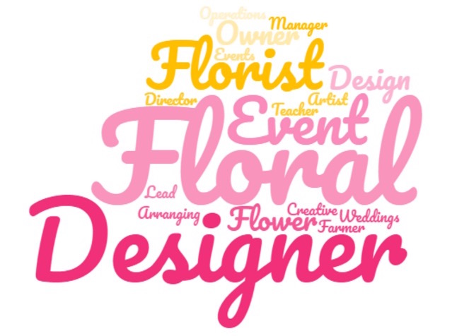 Floral industry terms